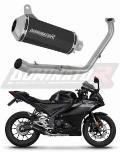 Yamaha YZF R125 2024 - 2025 (Euro 5+) Ligne complète d'échappement Collecteur Silencieux OV G2 NOIR + dB killer