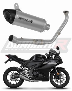 Yamaha YZF R125 2024 - 2025 (Euro 5+) Ligne complète d'échappement Collecteur Silencieux Titane HP8 + dB killer