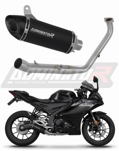 Yamaha YZF R125 2024 - 2025 (Euro 5+) Ligne complète d'échappement Collecteur Silencieux HP8 NOIR + dB killer