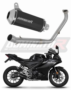 Yamaha YZF R125 2021 - 2024 (Euro 5) Ligne complète d'échappement Collecteur Silencieux OV G2 NOIR + dB killer