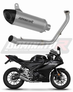 Yamaha YZF R125 2021 - 2024 (Euro 5) Ligne complète d'échappement Collecteur Silencieux Titane HP8 + dB killer