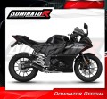 kompletny układ wydechowy z tłumikiem DOMINATOR Full System OV G2 CZARNY pasujący do motocykla Yamaha YZF R125 2024 - 2025 4