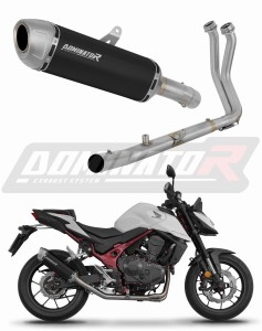 Honda CB 750 Hornet 2024 - 2025 Ligne complète d'échappement Collecteur Silencieux S6 NOIR + dB killer