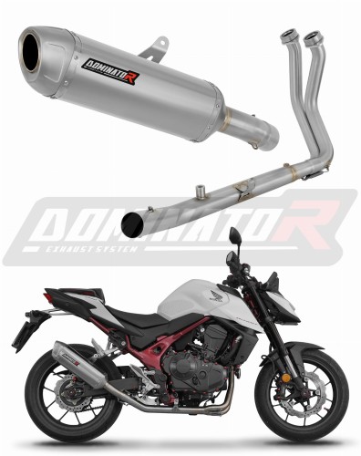 complete exhaust system with muffler DOMINATOR Full System S6 fits to Honda CB 750 Hornet 2024  2025 5
