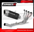 complete exhaust system with muffler DOMINATOR Full System S6 BLACK fits to Suzuki GSXS 750 2017  2020 2