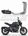 kompletny układ wydechowy z tłumikiem DOMINATOR Full System HP8 CZARNY pasujący do motocykla Triumph Trident 660 2021 - 2024