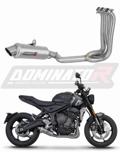 Triumph Trident 660 2021 - 2024 Ligne complète d'échappement Collecteur Silencieux GPF + dB killer