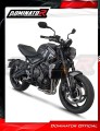 kompletny układ wydechowy z tłumikiem DOMINATOR Full System HP8 CZARNY pasujący do motocykla Triumph Trident 660 2021 - 2024 5