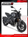 kompletny układ wydechowy z tłumikiem DOMINATOR Full System GPF CZARNY pasujący do motocykla Triumph Trident 660 2021 - 2024 5