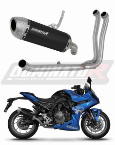 Suzuki GSX-8R / 8S 2023 - 2025 Ligne complète d'échappement Collecteur Silencieux S6 NOIR + dB killer