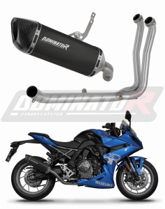 Suzuki GSX-8R / 8S 2023 - 2025 Ligne complète d'échappement Collecteur Silencieux HP6 NOIR + dB killer