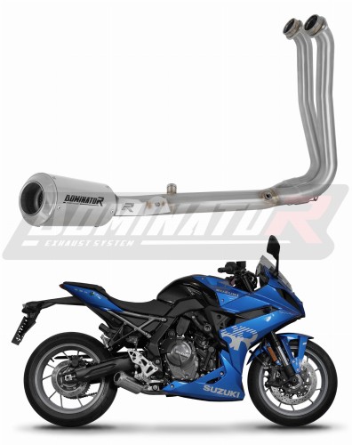 Suzuki GSX-8R 2023 2025 Full System Motorcycle Muffler Auspuff Sportauspuff Silencer Echappement Silencieux Scarico Scarichi Escape Wydech Tłumik GPS Dominator Exhaust System x