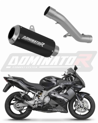 wydech tłumik DOMINATOR GP CZARNY pasujący do motocykla Honda CBR 600 F4i 2001 - 2006