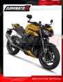 complete exhaust system with muffler DOMINATOR Full System S6 fits to Triumph STREET TRIPLE 765 S / R / RS 2023  2024 3