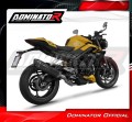 Triumph Street Triple 765 S R RS 2023 2024 Full System Motorcycle Muffler Auspuff Sportauspuff Silencer Echappement Silencieux Scarico Scarichi Escape Wydech Tłumik HP6 Black Noir Negro Nero Dominator Exhaust System 1