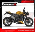 Triumph Street Triple 765 RS 2024 2025 Full System Motorcycle Muffler Auspuff Sportauspuff Silencer Echappement Silencieux Scarico Scarichi Escape Wydech Tłumik HP8 Black Noir Negro Nero Dominator Exhaust System 2