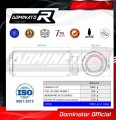 exhaust muffler DOMINATOR GP BLACK fits to Honda CB 600F HORNET 1998  2002 3