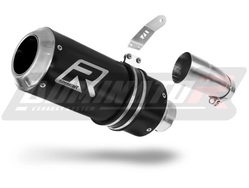 Suzuki GSXR 1000 L7 2017 2020 Exhaust Muffler Auspuff Sportauspuff Silencer Echappement Silencieux Scarico Scarichi Escape Toba de esapament Avgas Ljuddämpare Wydech Tłumik GP Black Noir Nero Negro Svart Schwarz Negru Dominator x
