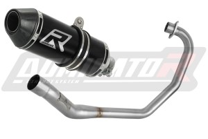 Honda CBF 125 2009 - 2014 Ligne complète d'échappement Collecteur Silencieux HP3 NOIR + dB killer