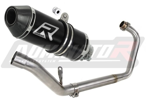 kompletny układ wydechowy z tłumikiem DOMINATOR Full System HP3 CZARNY pasujący do motocykla Honda CBR 150 R 2011 - 2018 2