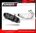 système d’échappement complet avec silencieux DOMINATOR Full System HP3 noir compatible avec la moto Yamaha MT03 2017  2020