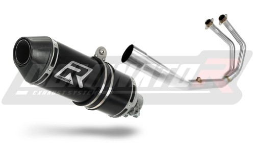 système d’échappement complet avec silencieux DOMINATOR Full System HP3 noir compatible avec la moto Yamaha MT03 2017  2020 2