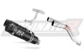 échappement silencieux DOMINATOR HP3 noir compatible avec la moto Yamaha FZ6 2004  2010