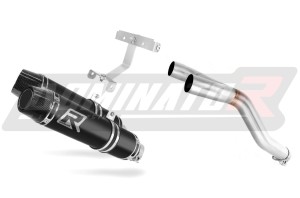 Yamaha FZ6 FAZER S2 2006 - 2010 Pot d'échappement Silencieux HP3 NOIR + dB killer