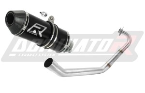 Yamaha YZF R125 2014 - 2018 Ligne complète d'échappement Collecteur Silencieux HP3 NOIR + dB killer