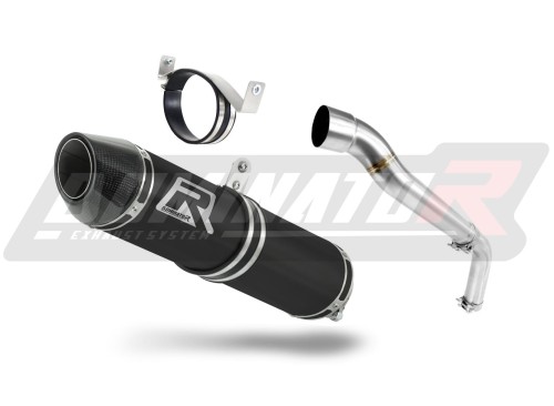 échappement silencieux DOMINATOR HP2 noir compatible avec la moto Honda CBR 600RR 2007  2012