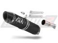 échappement silencieux DOMINATOR HP2 noir compatible avec la moto Hyosung GD 250 Exiv