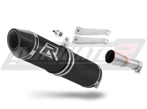 Hyosung GD 250 Exiv Pot d'échappement Silencieux HP2 NOIR + dB killer