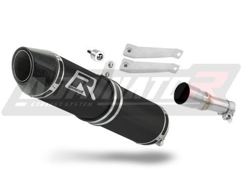 échappement silencieux DOMINATOR HP2 noir compatible avec la moto Hyosung GD 250 Exiv