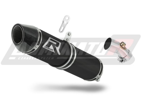 échappement silencieux DOMINATOR HP2 noir compatible avec la moto Kawasaki ER  6 N / F 650 2009  2011