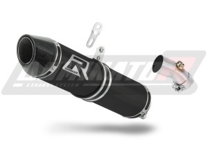 Kawasaki KLE 650 Versys 2006 - 2014 Pot d'échappement Silencieux HP2 NOIR + dB killer