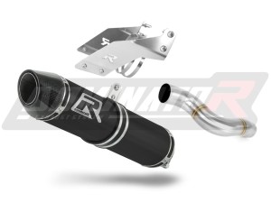 Kawasaki ZX6R 636 2007 - 2008 Pot d'échappement Silencieux HP2 NOIR + dB killer