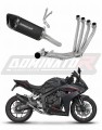 Honda CBR 650 R / E-Clutch 2024 - 2025 Collector Manifold Full Exhaust System Muffler Auspuff Sportauspuff Silencer Echappement Silencieux Scarico Scarichi Escape Wydech Tłumik HP6 BLACK Dominator Exhaust System