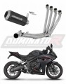 kompletny układ wydechowy z tłumikiem DOMINATOR Full System GP CZARNY pasujący do motocykla Honda CB 650 R / E-Clutch 2024 - 2025 6