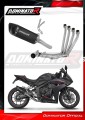 système d’échappement complet avec silencieux DOMINATOR Full System HP6 noir compatible avec la moto Honda CB 650 R / EClutch 2024  2025 5
