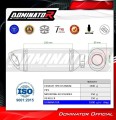 échappement silencieux DOMINATOR titane HP8 compatible avec la moto Suzuki GSXS 1000 / 1000 GT / 950 2021  2024 5