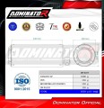 exhaust muffler DOMINATOR GP BLACK fits to Husqvarna Vitpilen 401 2020  2023 2