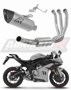 CF MOTO 675 SR-R 2024 - 2026 Ligne complète d'échappement Collecteur Silencieux Titane HP8 + dB killer