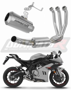 CF MOTO 675 SR-R 2024 - 2026 Ligne complète d'échappement Collecteur Silencieux GPS + dB killer
