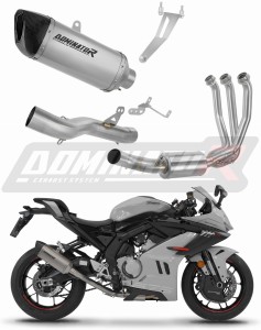 CF MOTO 675 SR-R 2024 - 2026 Ligne complète d'échappement Collecteur Silencieux Titane HP6 + dB killer