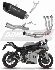 CF MOTO 675 SR-R 2024 - 2026 Ligne complète d'échappement Collecteur Silencieux HP6 NOIR + dB killer