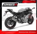 complete exhaust system with muffler DOMINATOR Full System titanium HP6 fits to CF MOTO 675 SRR 2024  2026 4