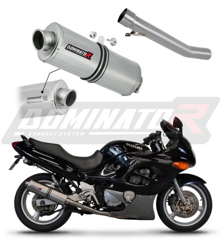 GSXF 600 Exhaust SUZUKI Homologated EC Type approval  Street legal Approval Certificate Muffler Auspuff Sportauspuff Silencer Echappement Silencieux Scarico Scarichi Escape Wydech Tłumik OV 1998 - 2006 Dominator x