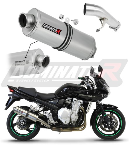 échappement silencieux DOMINATOR homologué ovale compatible avec la moto GSF 1250 BANDIT 2007  2016 6