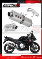 échappement silencieux DOMINATOR homologué ovale compatible avec la moto Suzuki GSXF 650 2007  2016 2