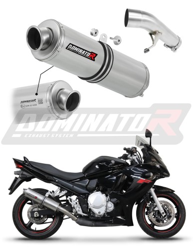 wydech tłumik DOMINATOR Homologowany Okrągły pasujący do motocykla Suzuki GSXF 650 2007 - 2016